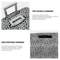 thumbnail image 4 of Haiem Black Leopard Luggage Cover Printed Suitcase Covers for Luggage Elastic Washable Suitcase Protector Fits 18-32 Inch Luggage-Large, 4 of 8