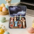 thumbnail image 5 of Easter Scene And Cross,He Is Risen Decor,Precious Moments Nativity Set,4×2inch Mini Easter Scene Set In Tin Box,Handcrafted Pocket Size Gift Tin, Resin Easter Sets & Figures For Home Gifts Decor (A), 5 of 8