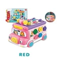 thumbnail image 3 of Juguete De Autobús, Juguetes De Aprendizaje Musical Para Bebés Con Luz De Sonido, Reloj De Juguete De Juego Whack-A-Mole, Regalo De Educación Temprana Para Niños Pequeños Y Niñas Yuarrent FN003499-02, 3 of 6