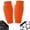 Orange, variant on Soccer Shin Guards for Kids Youth Adult, Breathable Padded Shin Sleeves, Anti-Slip EVA Shin Protection