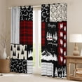 thumbnail image 2 of Feelyou Camping Explorer Blackout Curtains Set of 2 (52x84 Each), Rustic Window Curtains, 2 of 6