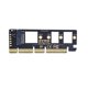 thumbnail image 2 of Convertidor De Interfaz M.2 Nvme Ssd A Pcie 3,0 X4/8/16, Tarjeta De Expansión 2230/2242/2260/2280 Ssd, Adaptador Para Windows 7/8/10 Para Ordenador Linux Yuarrent EL011833-00, 2 of 6