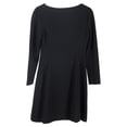 thumbnail image 2 of Pre-Owned Theory Crepe Mini Dress in Black Polyester, 2 of 2
