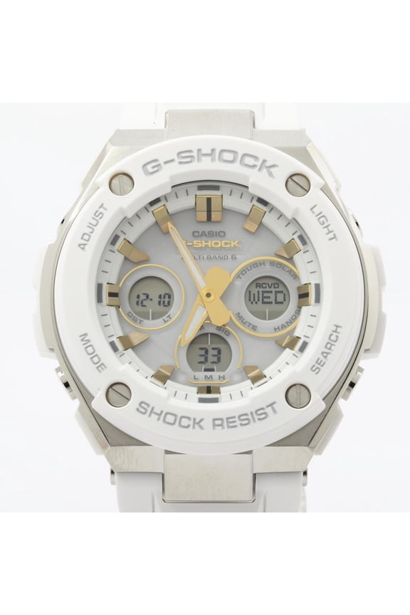 Pre-Owned CASIO GSHOCK GSTEEL Mid Size Series GSTW3007AJF Men's Watch, White Resin,...