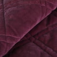 thumbnail image 3 of Home Soft Things 4 Piece Supersoft Microplush Bedspread Set - Burgundy - Oversized Queen (110" x 120"), 3 of 8