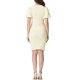 thumbnail image 3 of Vestido de palomitas de verano INSPIRE CHIC para mujeres, con mangas abullonadas, lindo, elegante, vestido midi de fiesta amarillo M, 3 of 6