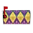 thumbnail image 2 of Fotbe Mardi Gras4 Mailbox Covers Post Letter Box Cover Garden Decor Standard Size-25.5x21 in, 2 of 9