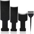thumbnail image 1 of 4 Pieces Highlighting Board And Brush Kit, 3 Pieces Flat Top Comb Board Paddle And 1 Piece Hair Coloring Brush For Hair Dye And Salon Uses (black), 1 of 5