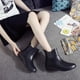 thumbnail image 4 of Botas de lluvia elegantes de moda de media caña, botas de lluvia cálidas de algodón para mujer, botas de lluvia para mujer, zapatos para agua, cubrezapatos, 4 of 6