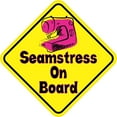 thumbnail image 4 of 5in x 5in Seamstress On Board Sticker, 4 of 4