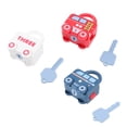 thumbnail image 4 of Kids Learning Locks, Early Education Toy Learn English Words Kids Learning Locks Toys With Keys For Toddler, 4 of 8