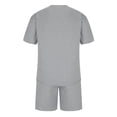thumbnail image 4 of FAIWAD Mens 2 Piece Summer Tracksuits Short Sleeve Drop Shoulder Tops and Loose Shorts Casual Athletic Outfits, 4 of 8