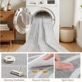 thumbnail image 5 of MICGEEK 6'x9' Washable Area Rugs for Living Room, Washable Non-slip Soft Indoor Modern Boho Rug for Bedroom Dining Room Office Home Decor Carpet,Gray, 5 of 6