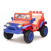 Bluey 12V Electric 1 Seat Ride-On for Kids with Music, USB Port, Working Headlights, and Forward/Reverse Drive, Top Speed 3.5 Mph