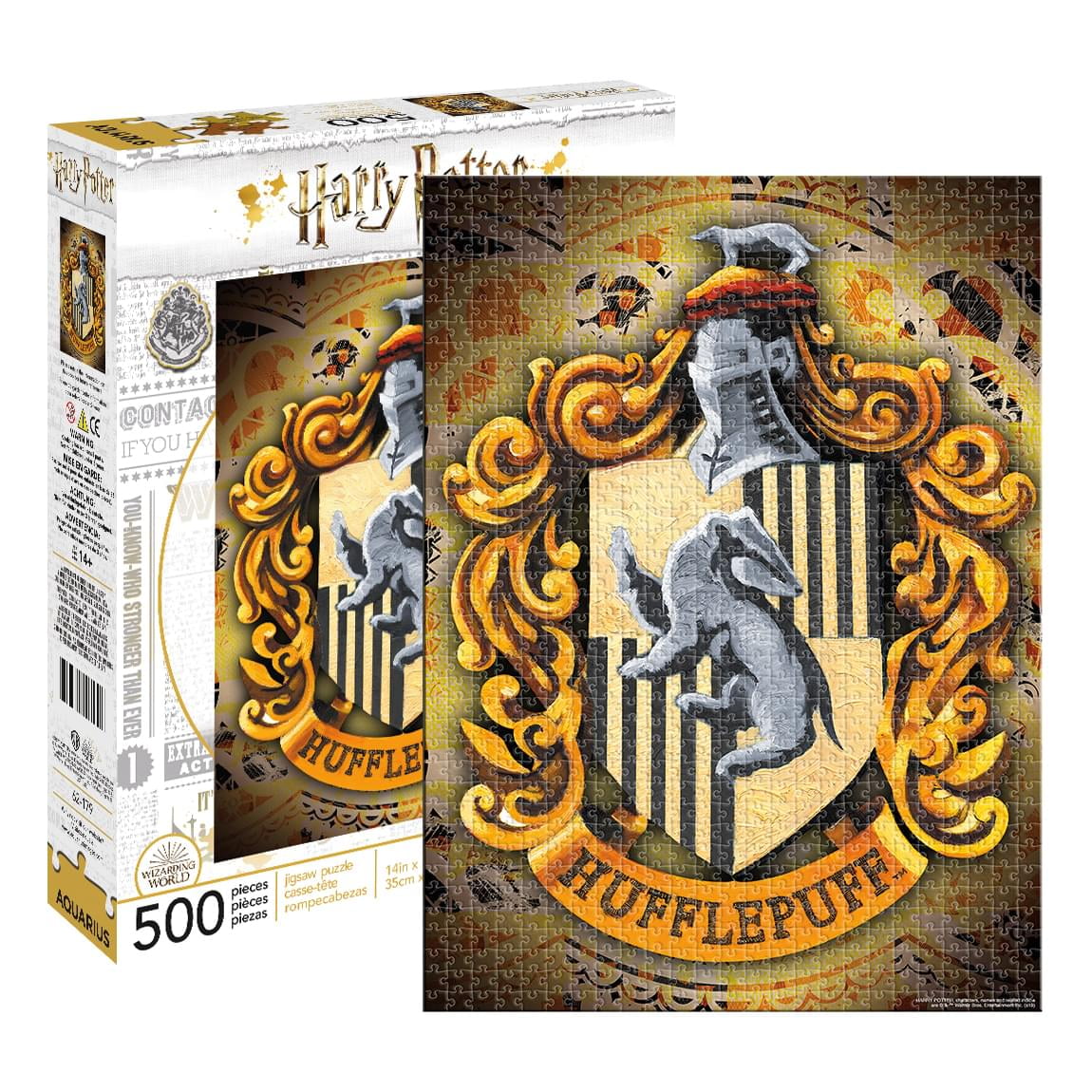 Harry Potter House Crests 500 Piece Puzzle White 
