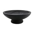 thumbnail image 1 of Cuenco de pedestal decorativo Frutero de madera Cuenco de madera para servir Cuenco de madera para desayuno negro, 1 of 9