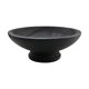 thumbnail image 1 of Cuenco de pedestal decorativo, frutero de madera versátil para fiestas en casa y aperitivos. negro, 1 of 9