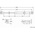 thumbnail image 2 of Woeilo Door Cabinet Hinge Spring Cabinet Door Hydraulic Support Rod Flip-Up Door Pneumatic Rod Telescopic Spring Pneumatic Rod Toy Box Hinge 100N/2 Pack silver gray 100N (pack of 2), 2 of 5