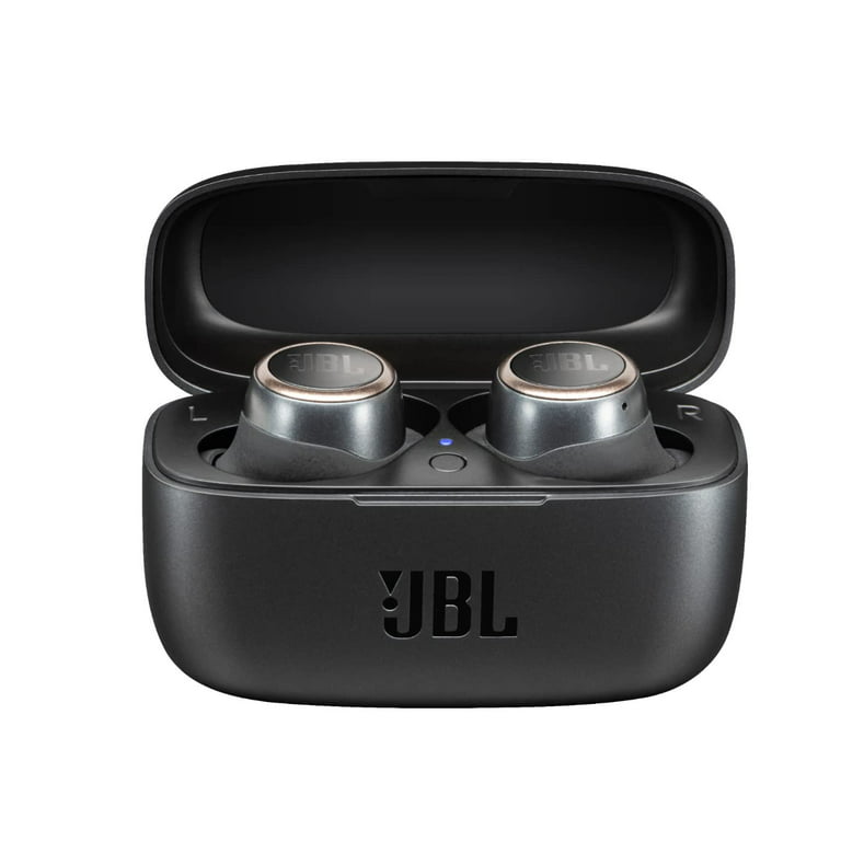 For JBL WAVE 300 TWS Earphone Silicone Cover Drop-proof Case with Anti-lost  Buckle - Black Wholesale