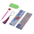 thumbnail image 4 of Rhinestones Painting Bookmarks Kit, DIY Rhinestones Painting Bookmarks American Flag Marking Reading Progress Rhinestones Painting Bookmarks For Gifts, 4 of 8