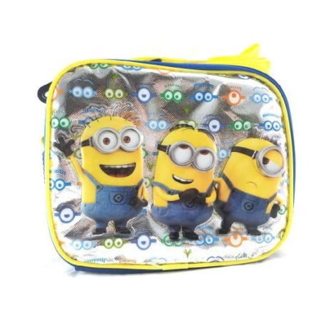 Lunch Bag - Despicable Me 2 - Silver 3 Minions New 136554