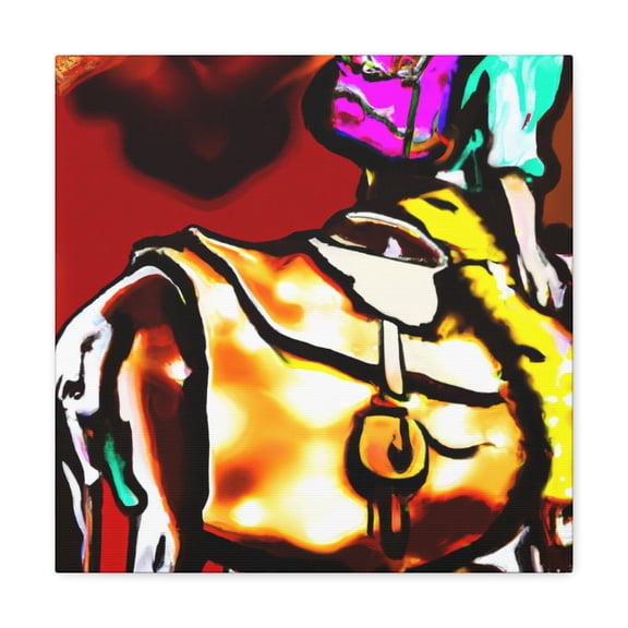 Saddle Bag Pop Art - Canvas