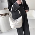 thumbnail image 4 of MesaSe Femmes Fil de Nylon Sac à Main Hiver Coréen Mode Pure Couleur Top-handle Sacs, 4 of 6