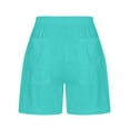 thumbnail image 5 of Clearance Sales Shorts for Women 2024 Drawstring High Waisted Summer Bermuda Shorts Soft Trendy Lounge Shorts Beach Vacation Shorts, 5 of 5