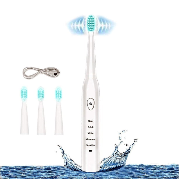 Cepillo de dientes eléctrico, cepillo de dientes blanqueador eléctrico recargable