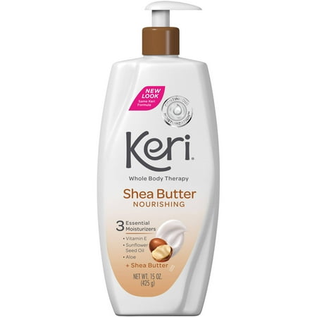 Keri Nourishing Shea Butter & Vitamin E Lotion, 15 fl oz