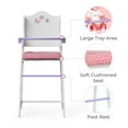 thumbnail image 2 of Olivia's Little World Wooden Baby Doll High Chair, White, 2 of 11