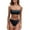 Black, variant on Dorinao Tan Through Swimwear Women, Blue, L