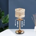 thumbnail image 4 of Portavelas de de cristal, centros de mesa decorativos modernos, candelero para Halloween, vacaciones, sala de estar, decoración de 31 cm alto, 4 of 8