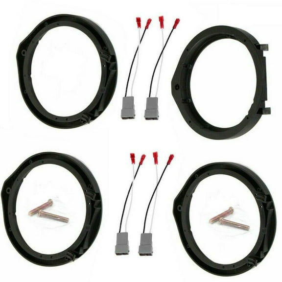 2 Pairs 6.5'' Car Speaker Adapter Board Wiring Harness for Honda Civic