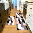 thumbnail image 6 of HVEST Mid-Century Black and White Geometric Kitchen Mat and Rugs, 23.6x15.7, Non-Slip Backing, 1 Count, 6 of 6
