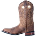 thumbnail image 4 of Laredo Men's Distressed Tan Kane Square Toe Western Boots 7812, 4 of 7