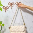 thumbnail image 3 of Shoreew Metal Bow Shape Wall Hooks Decorative Key Bag Hanging Hook Load-bearing Towel Hat Jacket Key Holder for Home Decor, 3 of 7