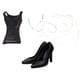 thumbnail image 2 of Vestido de Cuero PU y Zapatos Hugo Para Figuras 1/6, 2 of 10