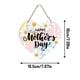 thumbnail image 3 of Xihbxyly Letrero para Puerta de Entrada, Diseño Creativo En Forma de Corazón, con Temática Del Día de La Madre, de Madera, para Decoración de Interiores y Exteriores, para Bodas, Fiestas, 19,5 X 18 C, 3 of 4