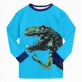 thumbnail image 7 of Toddler Baby Boy Outfit Sets Fall Winter Clothes 12 18 24 Month 3T 4T 5T 6T 7T 2PCS Long Sleeve Dinosaur T Shirts Tops Pants Outfits Clothes Set Kaprioy Pajamas Cotton Pjs Set Kids Dinosaur Sleepwear, 7 of 7