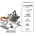 thumbnail image 3 of Hoover Commercial PortaPOWER Canister Vacuum Cleaner, Bagged, Corded, 35 Feet, Lightweight, Tool Kit, for Carpet, Hard Floors, and Upholstery, CH30000, 3 of 10