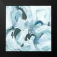 thumbnail image 2 of Vess, June Erica 12x12 Black Modern Framed Museum Art Print Titled - Fluid Receptor III, 2 of 5