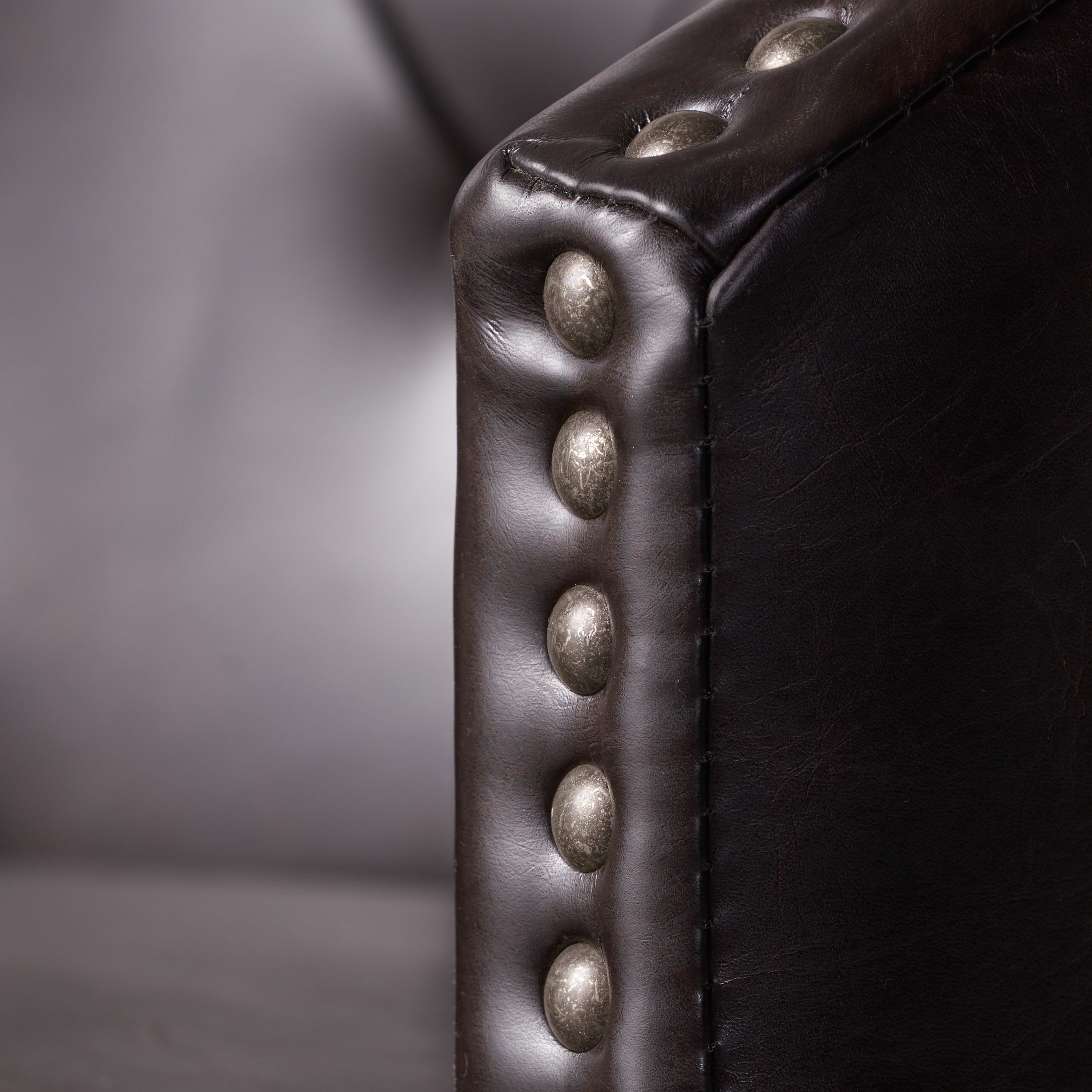 Noble House Morgan Brown Bonded Leather Swivel Bar Stool (Set of 2)