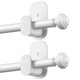 thumbnail image 1 of Barra de Cortina KAMANINA Ajustable 81-218 cm Sin Taladro Blanca, 1 of 9