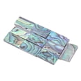 thumbnail image 4 of Fyydes Abalone Shell Incrustation, 10pcs Abalone Shell Incrustation de Guitares Naturelles Incrustation Matériel Guitare Manche Incrustations Matériaux, Guitare Manche Incrustations Matériaux, 4 of 8
