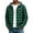 08# Green, variant on Men's Hooded Plaid Flannel Shirt Jacket Long Sleeve Button Down Buffalo Check Casual Fall Layering Blue L