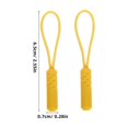 thumbnail image 2 of CIMAXIC Zipper Pull Replacement for Jacket 20Pack with Cylinder Head in Yellow for General Users, 2 of 8