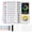 White, variant on Owlprince Digital Visual Timer & Chore Chart, ADHD Cleaning Planner Tools with 4 Modes Pomodoro Timer, Freestanding Visual Schedule Alarm Clock - White