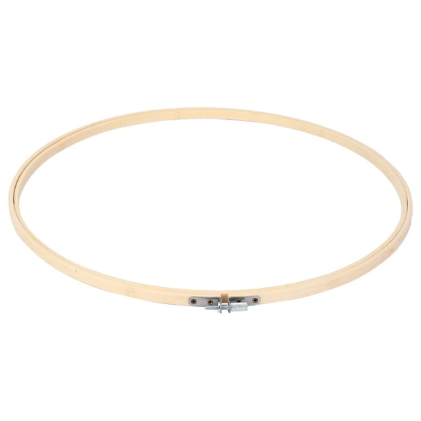3 Piezas de 14 Pulgadas Aros Bordado Redondo Madera Ajustable CíRculo Bambú Punto Anillo para Arte Costura PráCtica