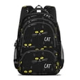 thumbnail image 2 of Black Cat Black Pattern Backpack for School, Cute School Bag with Adjustable Shoulder Straps and Padded Back, 16.9"x12.6"x5.9", 2 of 4